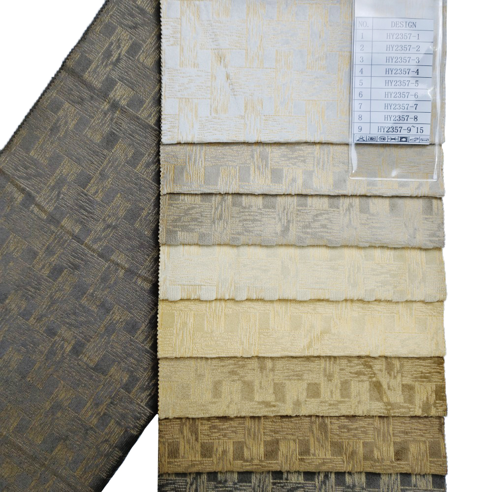 Modèle de ceinture polyester bronzé pressant le tissu en velours hollandais pour rideau