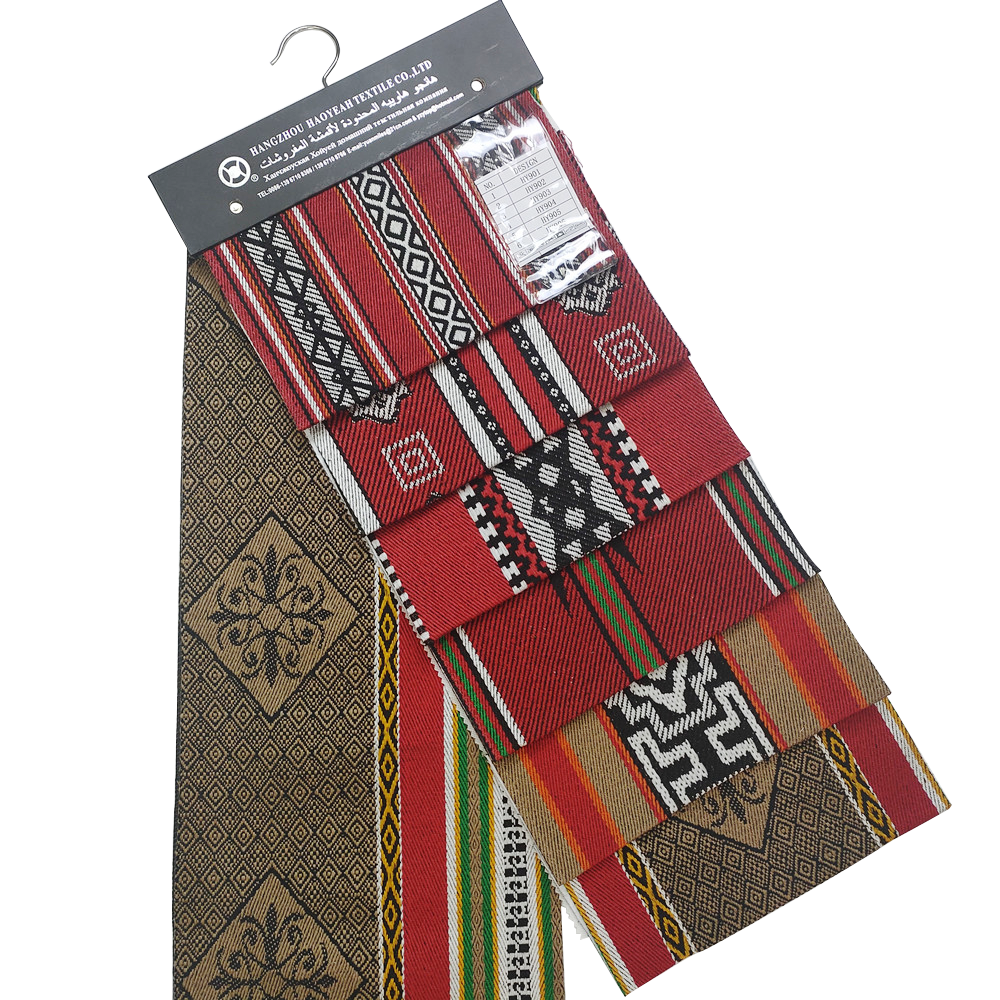Nouveau design style arabe jacquard sadu tissu pour les meubles de canapé textile