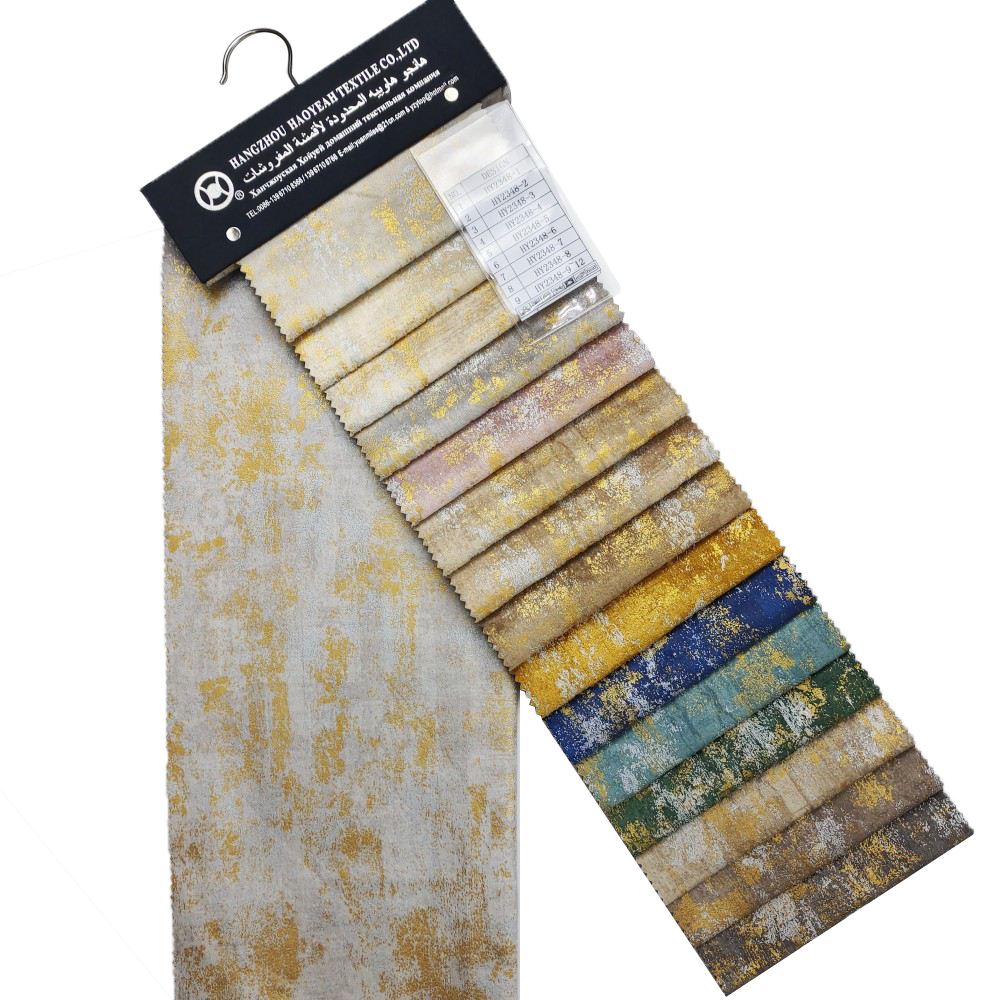 Bronzage en feuille de polyester et pression de colle coiffeu 